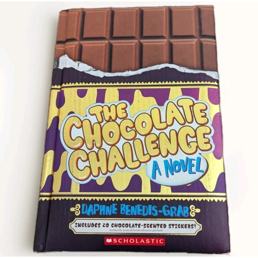The Chocolate Challenge A Novel by Daphne Benedis-Grab Hardcover Scent Stickers